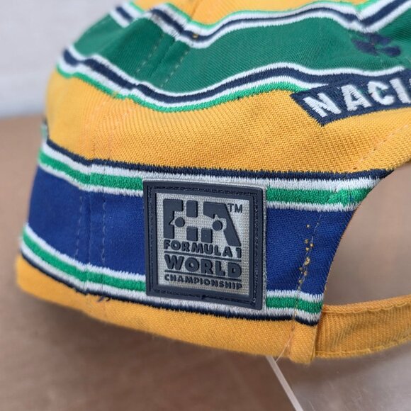Cappello Giallo Ayrton Senna Ufficiale – Formula 1 Brasile Originale Motorsport - Picture 5 of 8